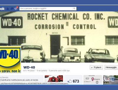 WD-40 tra gli amici di Facebook
