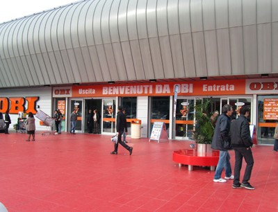 50&deg; negozio OBI in Italia