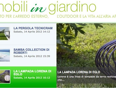 L&rsquo;arredo esterno nel web con mobiliingiardino.it