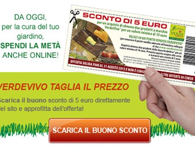 Con Verdevivo spendi la met&agrave;