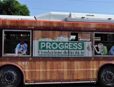 Un autobus di &ldquo;legno&rdquo; per Progress