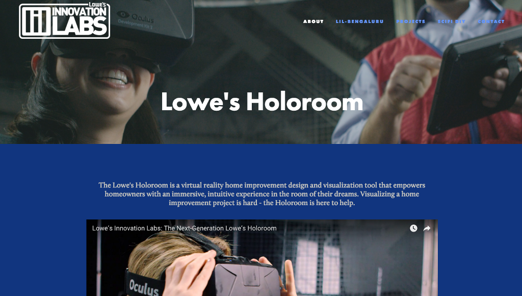 Lowe’s. Holoroom alla seconda generazione