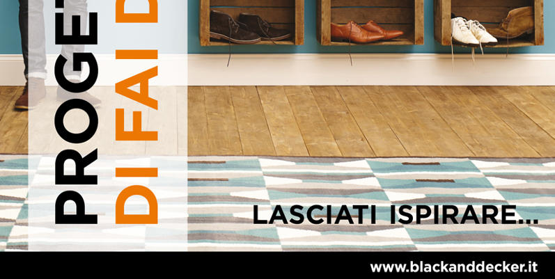 Tanti progetti fai da te nel nuovo manuale BLACK+DECKER