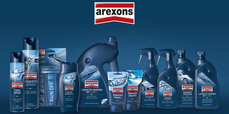 Arexons rinnova il packaging della linea Car Care