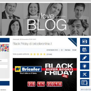 Bricofer &egrave; Black Friday