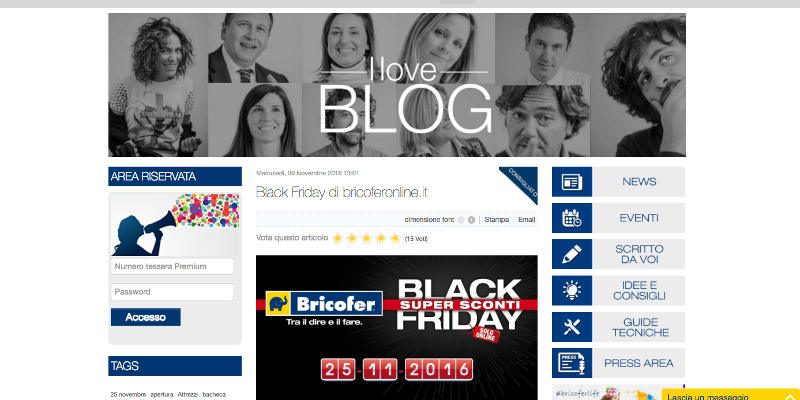Bricofer è Black Friday