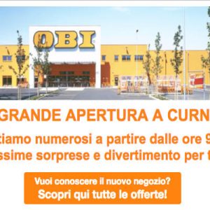 Oggi Obi apre a Curno