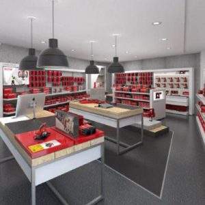 Cambio look per i negozi Hilti. Si comincia da Trezzano s/n (Mi)