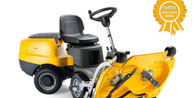 Stiga, rasaerba e trattorino da premio