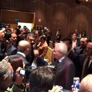 Il presidente Mattarella al Salone del Mobile di Milano