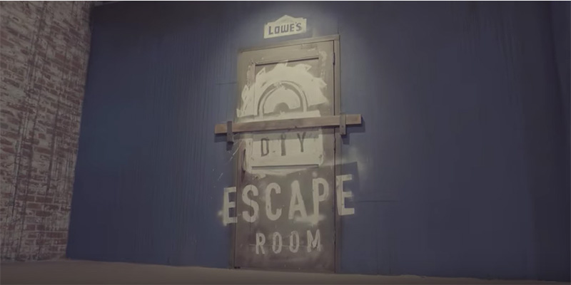 Con Lowe’s l’emozione dell’Escape Room