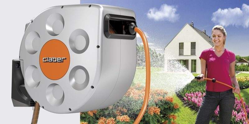 Claber Rotoroll Evolution, l&rsquo;avvolgitubo automatico