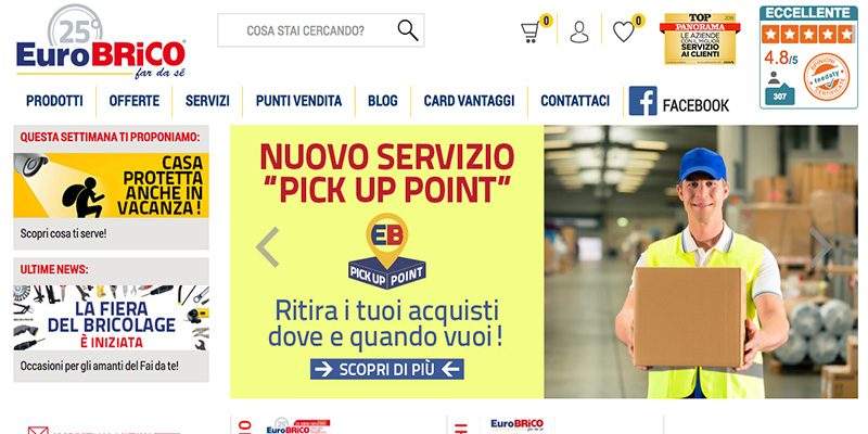 Eurobrico &egrave; &ldquo;click&collect&rdquo;