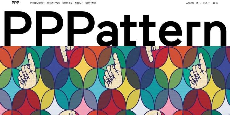 &Egrave; online PPPattern.it, per comprare carta da parati