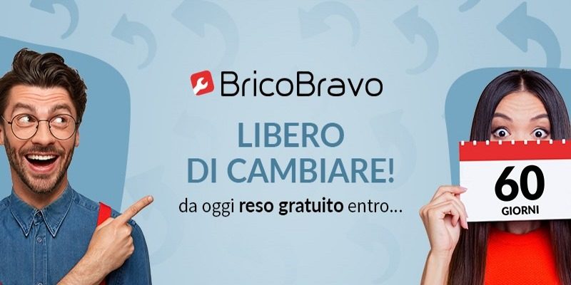 BricoBravo duplica il termine di reso