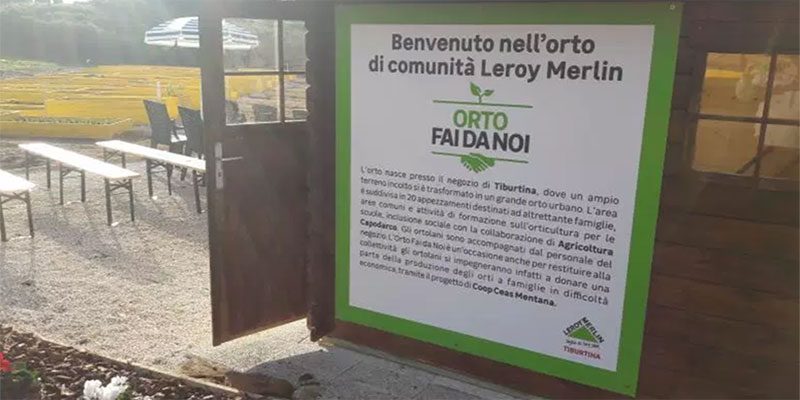 Leroy Merlin and the new &ldquo;do-it-with-us&rdquo; garden in Rome&rsquo;s&nbsp;Tiburtina neighbourhood