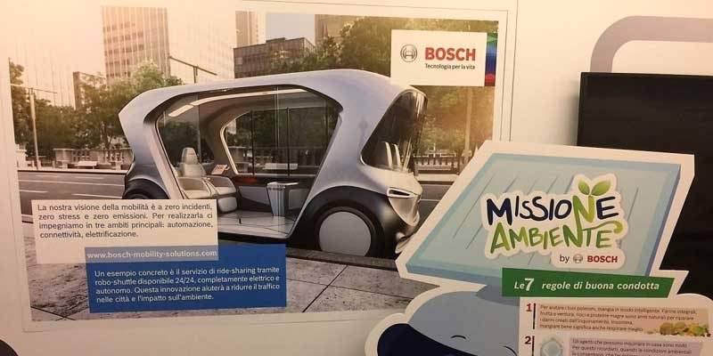 Bosch e Legambiente sul Treno Verde, per una mobilit&agrave; a zero emissioni