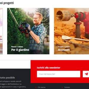 Sito web rinnovato per Einhell Italia