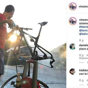 Vincenzo Nibali, idro Squalo e Instagram