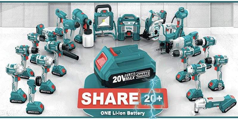 Total: le novit&agrave; one-battery nel mondo dell&rsquo;utensileria
