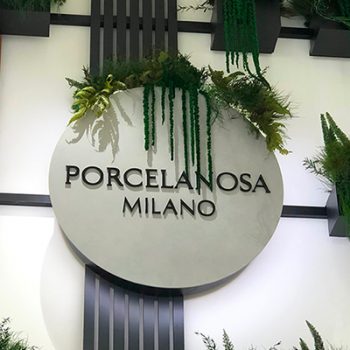 Lo showroom Porcelanosa a Milano