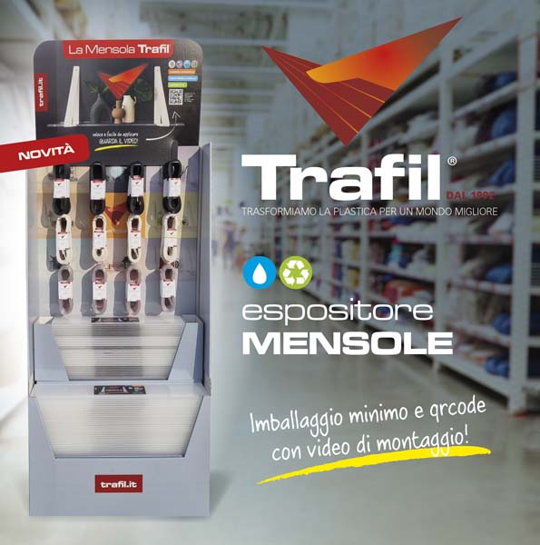 Trafil, un nuovo espositore per mensole