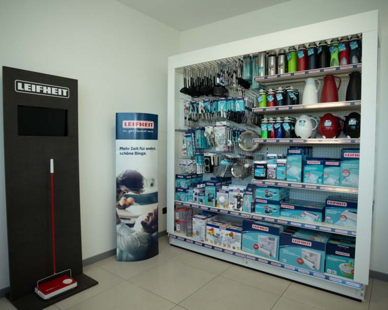 La nuova sede di Leifheit Italia a Roncadelle (Bs) - lo Scaffale Cucina