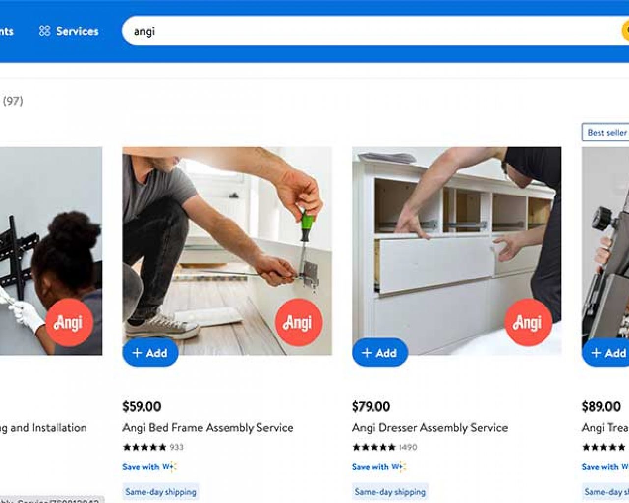 Walmart servizi 