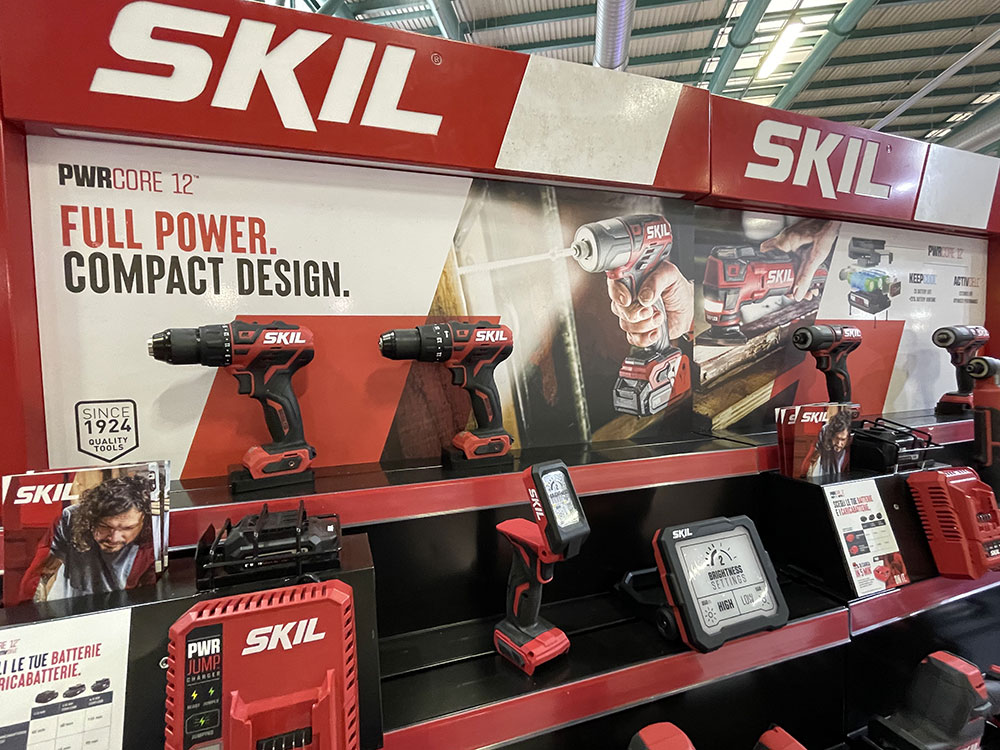 Stand SKIL all'Hardware Fair Italy 2023