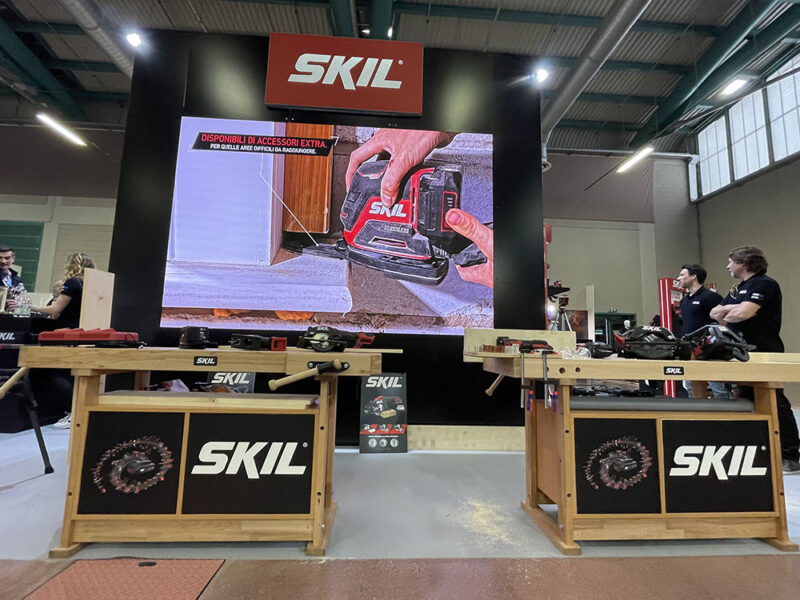 Stand SKIL all'Hardware Fair Italy 2023