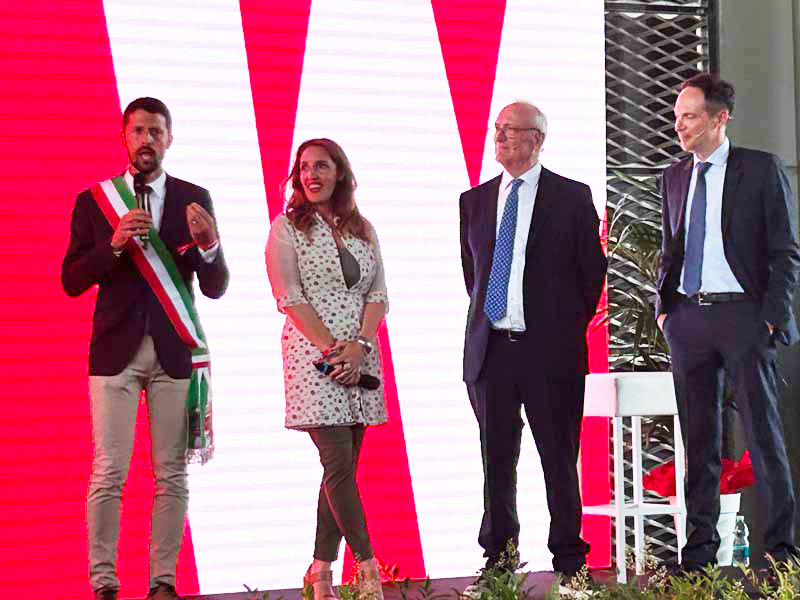 Telwin 60° anniversario - l’Assessore regionale Elena Donazzan, il Sindaco di Villaverla Enrico De Peron