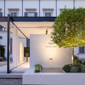 Acqua e architettura rappresentate da Grohe SPA al Fuorisalone 2024