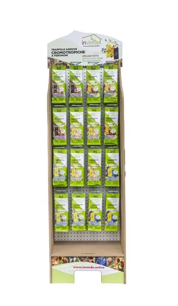 La linea di espositori realizzati per inVERDE, la divisione consumer home&Garden