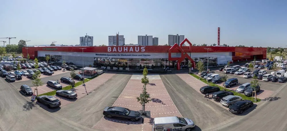 Il nuovo BAUHAUS offre spazio a sufficienza per 160.000 prodotti.
