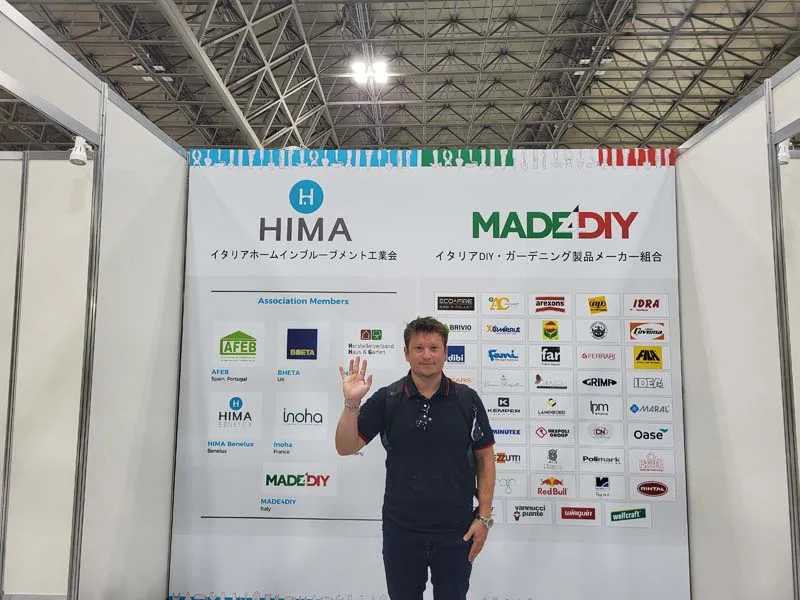 MADE4DIY alla JAPAN DIY HOMECENTER SHOW A TOKYO - Luca Gaudenzi, general Manager di Made4DIY