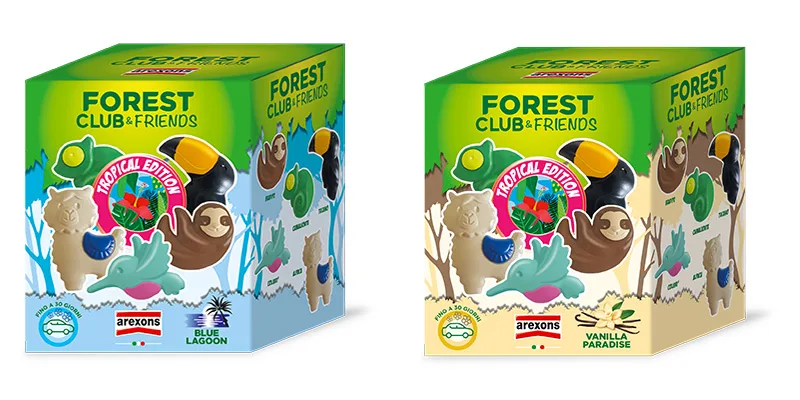 profumatori per auto Tropical di Arexons