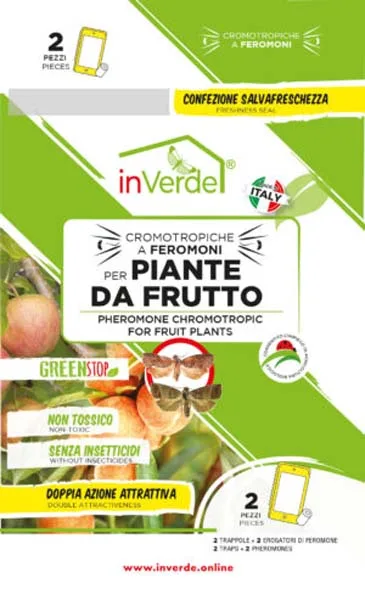 Trappole cromotropiche a feromoni inVerde