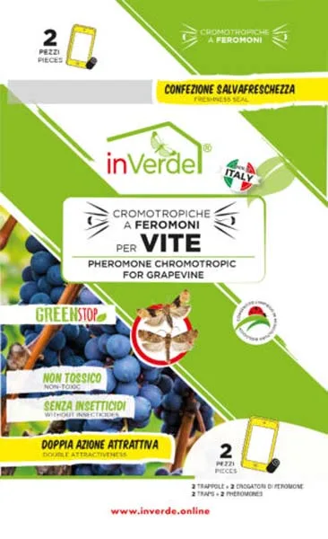 Trappole cromotropiche a feromoni inVerde