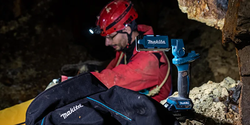 Trapano Makita nelle miniere d'oro