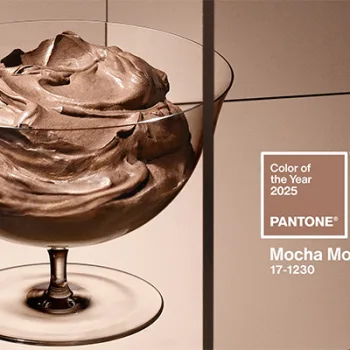 Mocha Mousse Color of the Year 2025 di Pantone