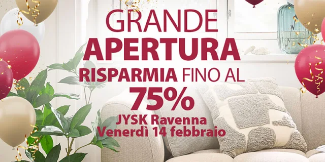 JYSK apre a Ravenna, il primo negozio del 2025