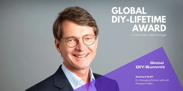 A Reinhard Wolff il Global DIY-Lifetime Award 2025