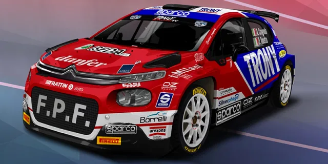 Arexons sale in auto per il Campionato Italiano Assoluto Rally Sparco