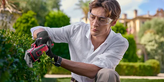 George Russel per la nuova campagna internazionale di Einhell