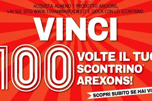 Promozione Arexons per celebrare il centenario