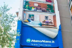 ManoMano, un murales in centro a Milano