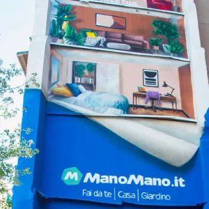 ManoMano, un murales in centro a Milano