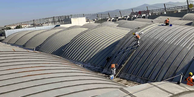 Impermeabilizzazione dei tetti industriali e commerciali