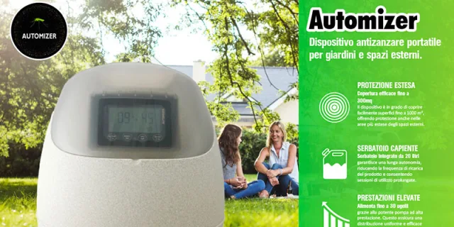 Automizer, il sistema smart per eliminare le zanzare all’aperto