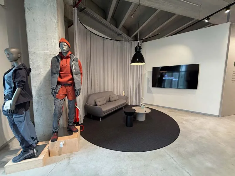 Lo showroom Mascot a Bergamo